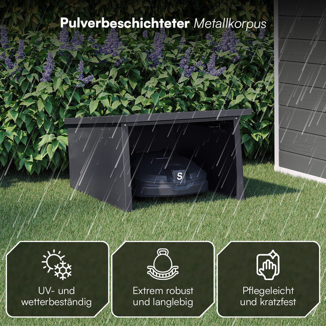 STEELSØN Mähroboter-Garage Drakon, 90 ...