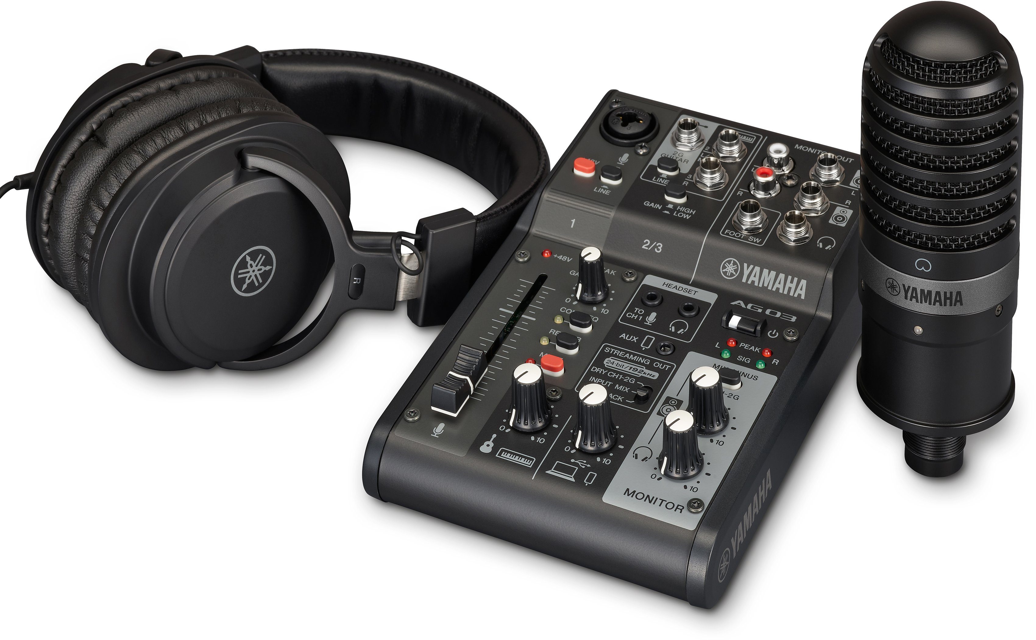 Mischpult Livestreaming Set AG03MK2BLSPK