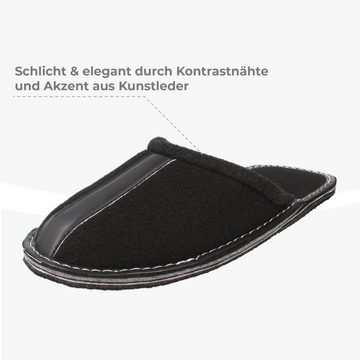 filsko Ogre Elegante Filz Hausschuhe Pantoffeln Gummi oder Filz Hausschuh Thermoplastischer Gummi