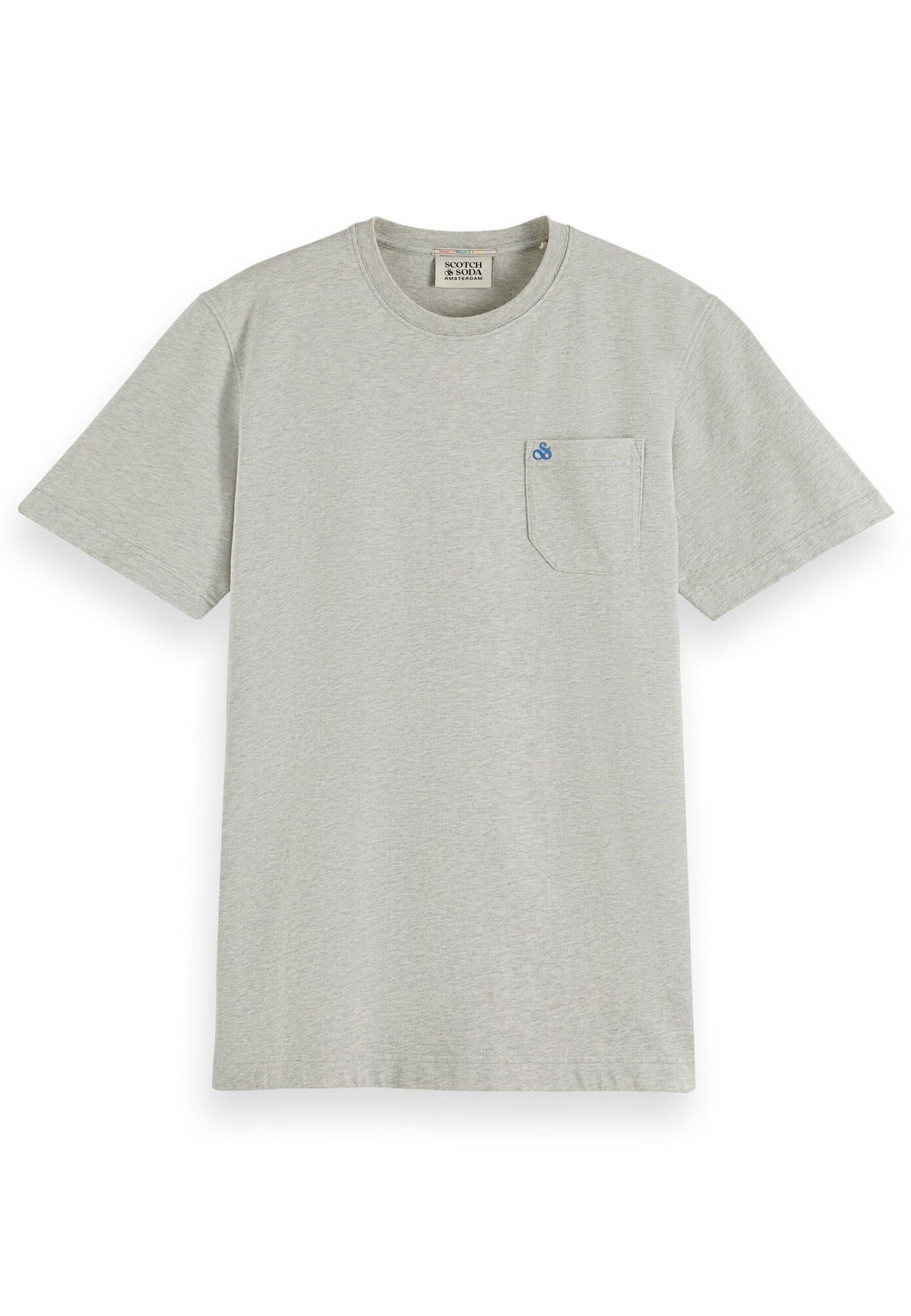 Scotch & Soda T-Shirt Shirt Kurzarmshirt mit Rundhalsausschnitt und (1-tlg)