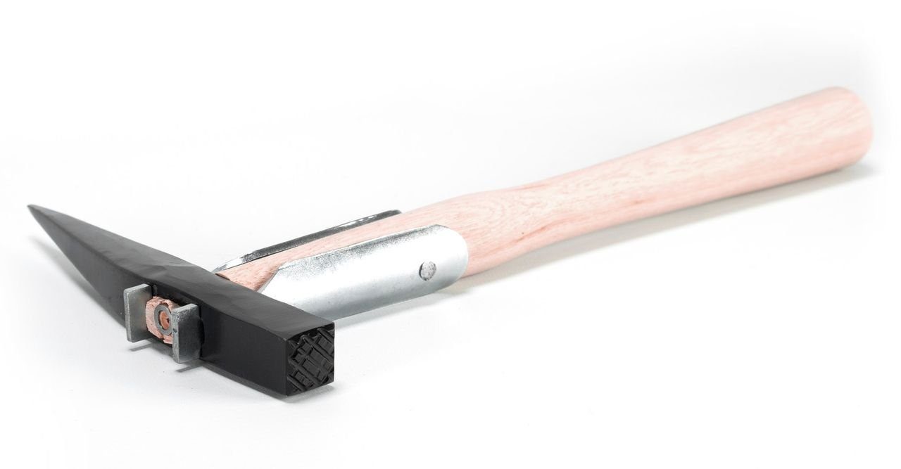 für myMAW Hammer mit Dachziegel Klemp… Dachdecker Hammer Spitzhammer Holzgriff