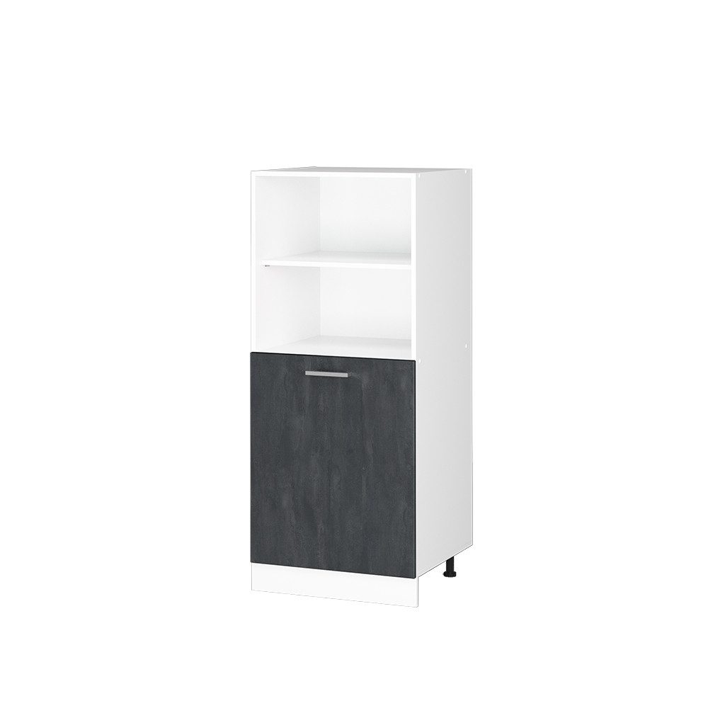 Vicco Herdumbauschrank R-Line, Schwarz Beton/Weiß, 60 günstig online kaufen