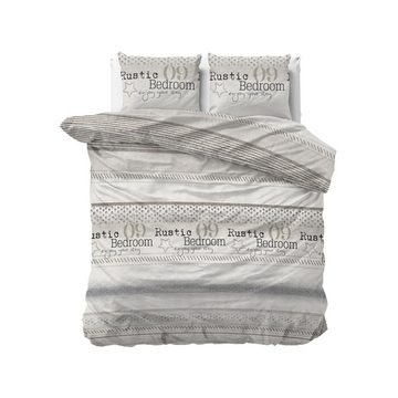Bettwäsche SLEEPTIME LUNA SAND - Bettbezug +Kissenbezüge, Sitheim-Europe, Baumwolle, 3 teilig, Weich, geschmeidig und wärmeregulierend