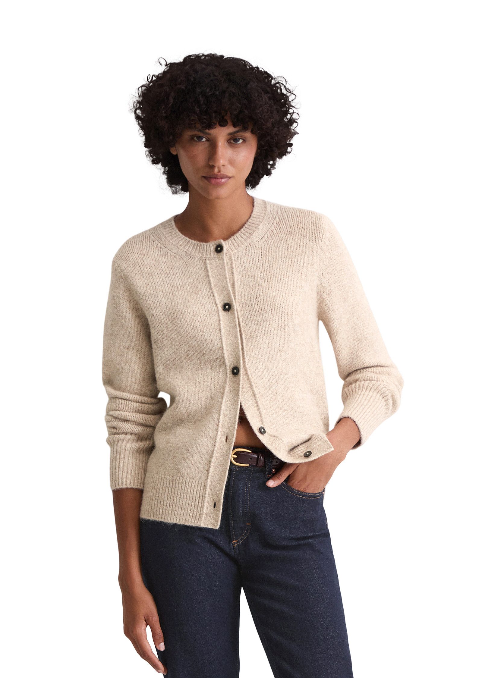 Marc O'Polo Cardigan mit kuscheliger Alpakawolle günstig online kaufen