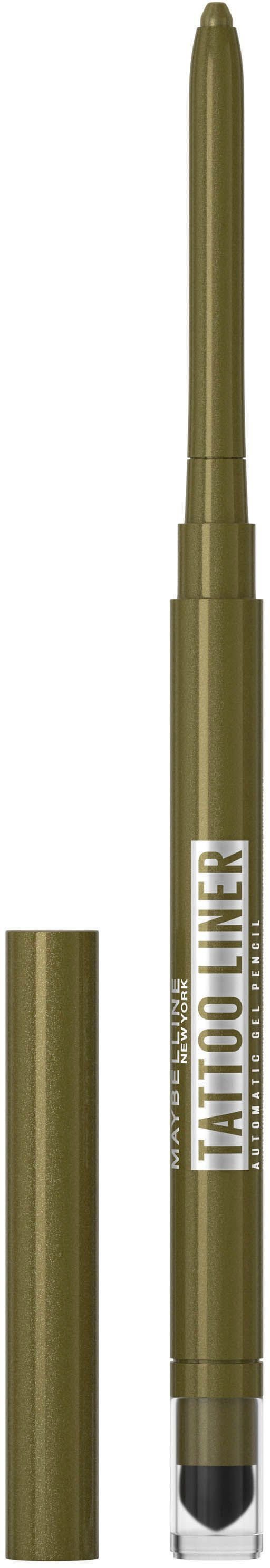 YORK MAYBELLINE Pencil Maybelline Liner Gel Tattoo New York NEW Eyeliner Automatic