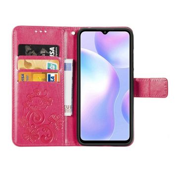 König Design Handyhülle Xiaomi Redmi 9A, Schutzhülle Schutztasche Case Cover Etuis Wallet Klapptasche Bookstyle