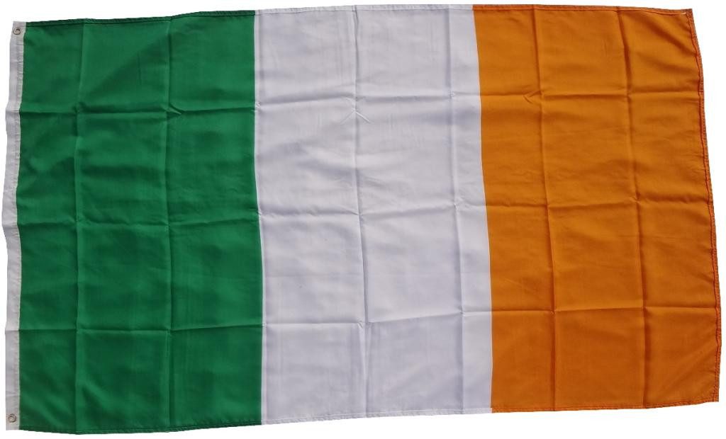 trends4cents Flagge XXL Flagge Fahne mit 3 Messingösen in 250 x 150 cm (Irland), für Fahnenmaste