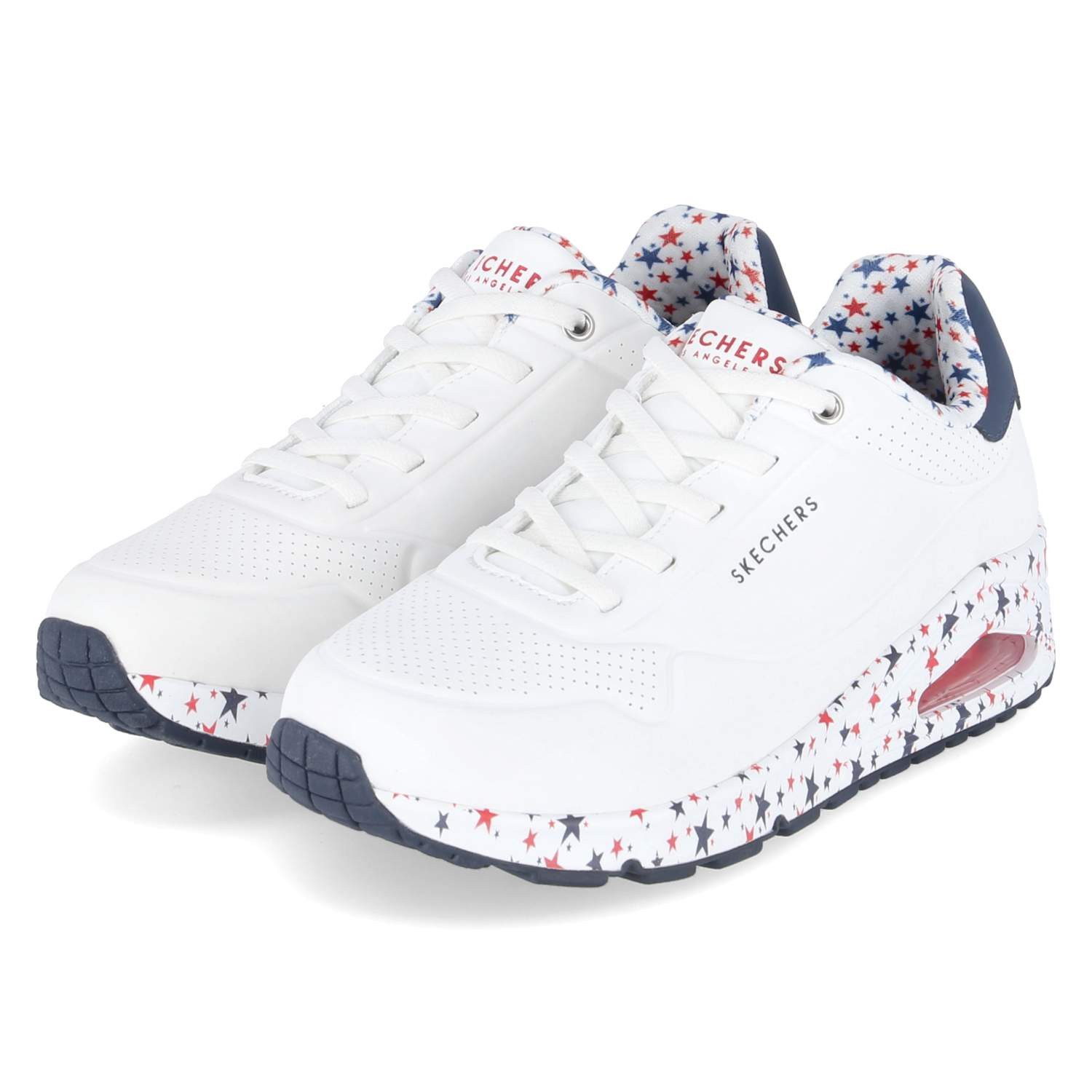 Skechers Skechers 177008 WRDB Damen Synthetik weiß Schnürschuh günstig online kaufen