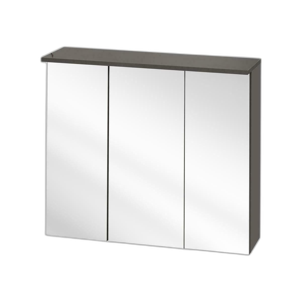 Xlmoebel Badezimmerspiegelschrank Badezimmerspiegel mit LED-Beleuchtung und Holzfurnier (1-St., Spiegelschrank) Hergestellt in Europa