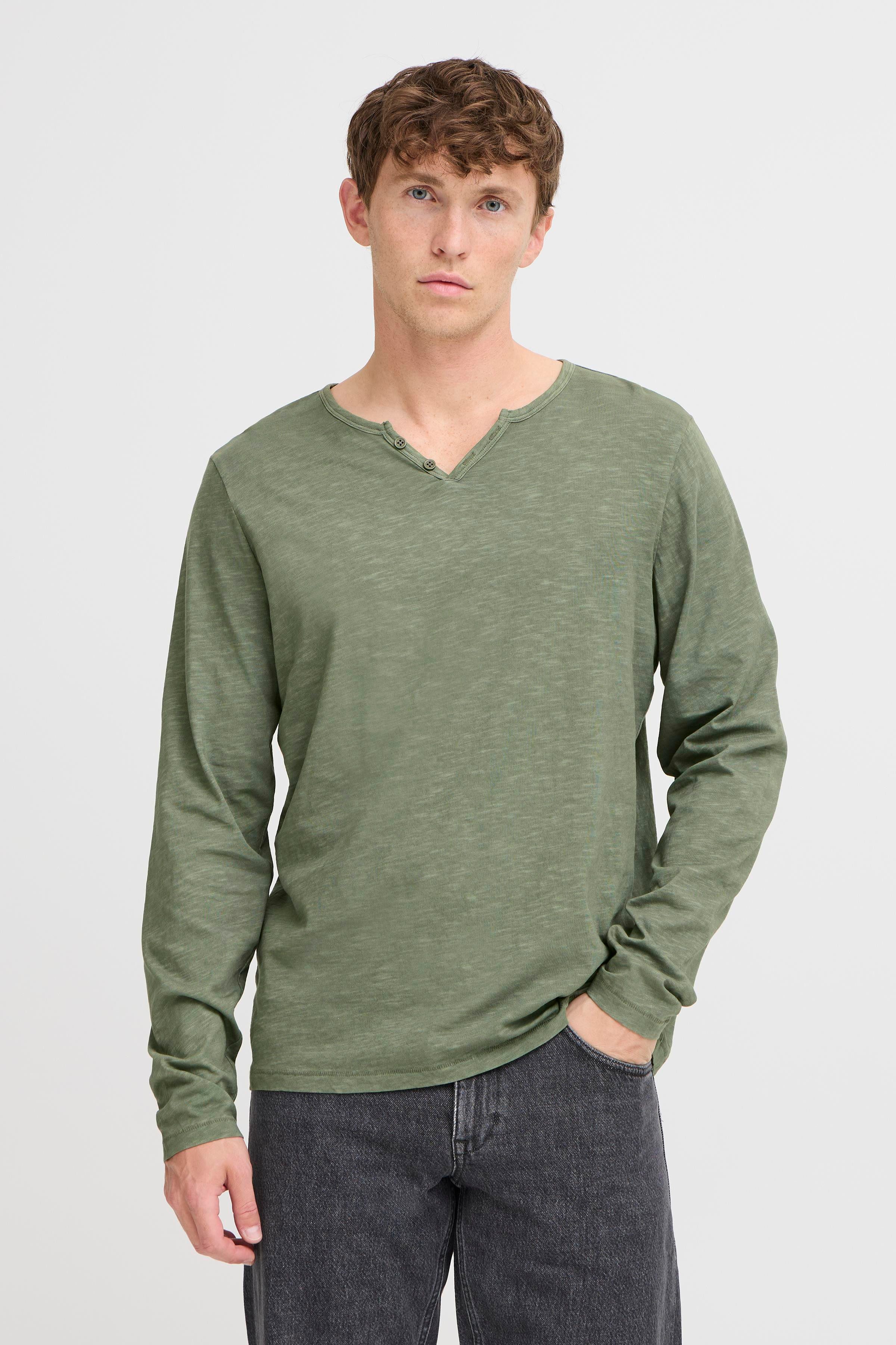 Blend T-Shirt BHIVALDE SPILT NCK L/S günstig online kaufen