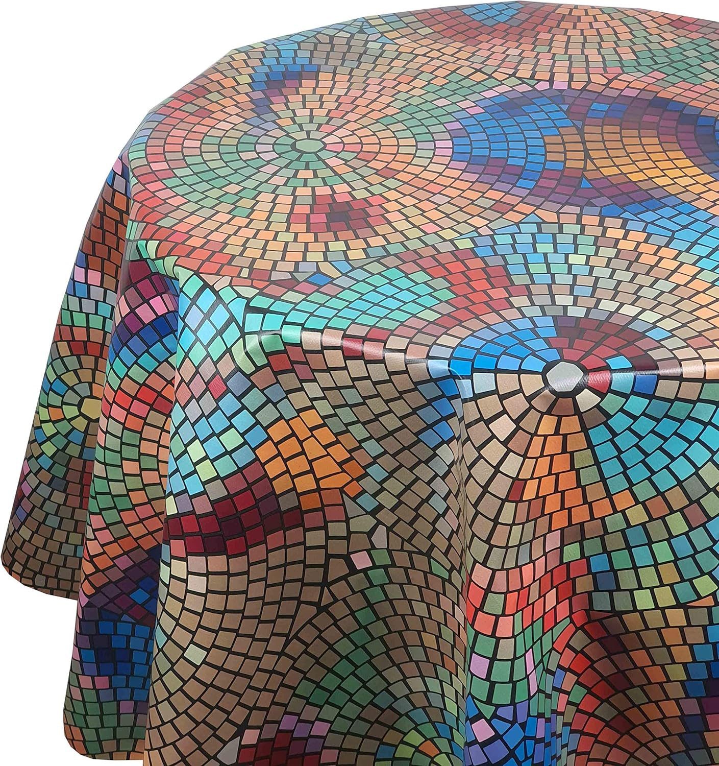 DecoHomeTextil Heimtextilmanufaktur Tischdecke Wachstuch Wachstischdecke Gartentischdecke gefaltet
