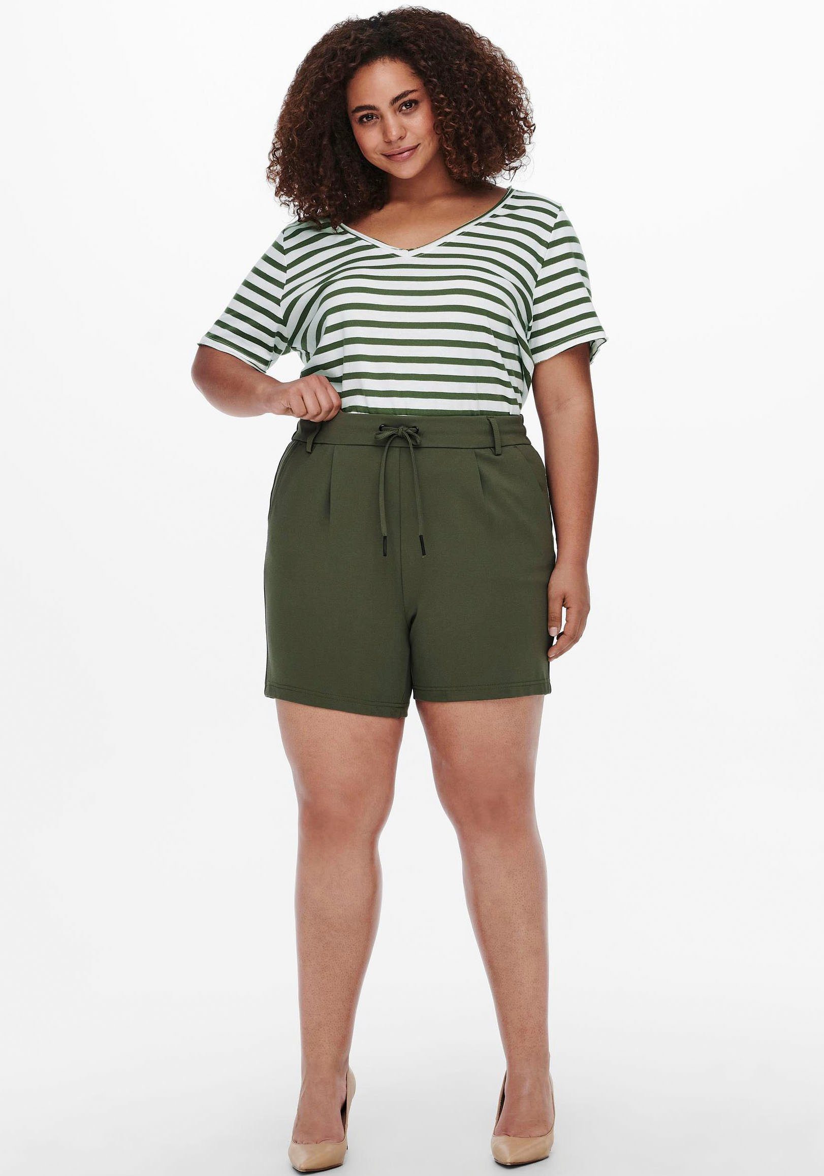 ONLY CARMAKOMA Shorts CARGOLDTRASH LIFE EASY SHORTS JRS