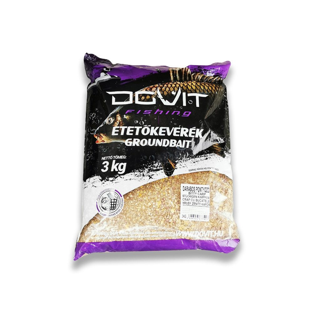 Kunstköder 3kg Grundfutter Bitty Carp grob - Karpfenfutter Lockfutter Feeder