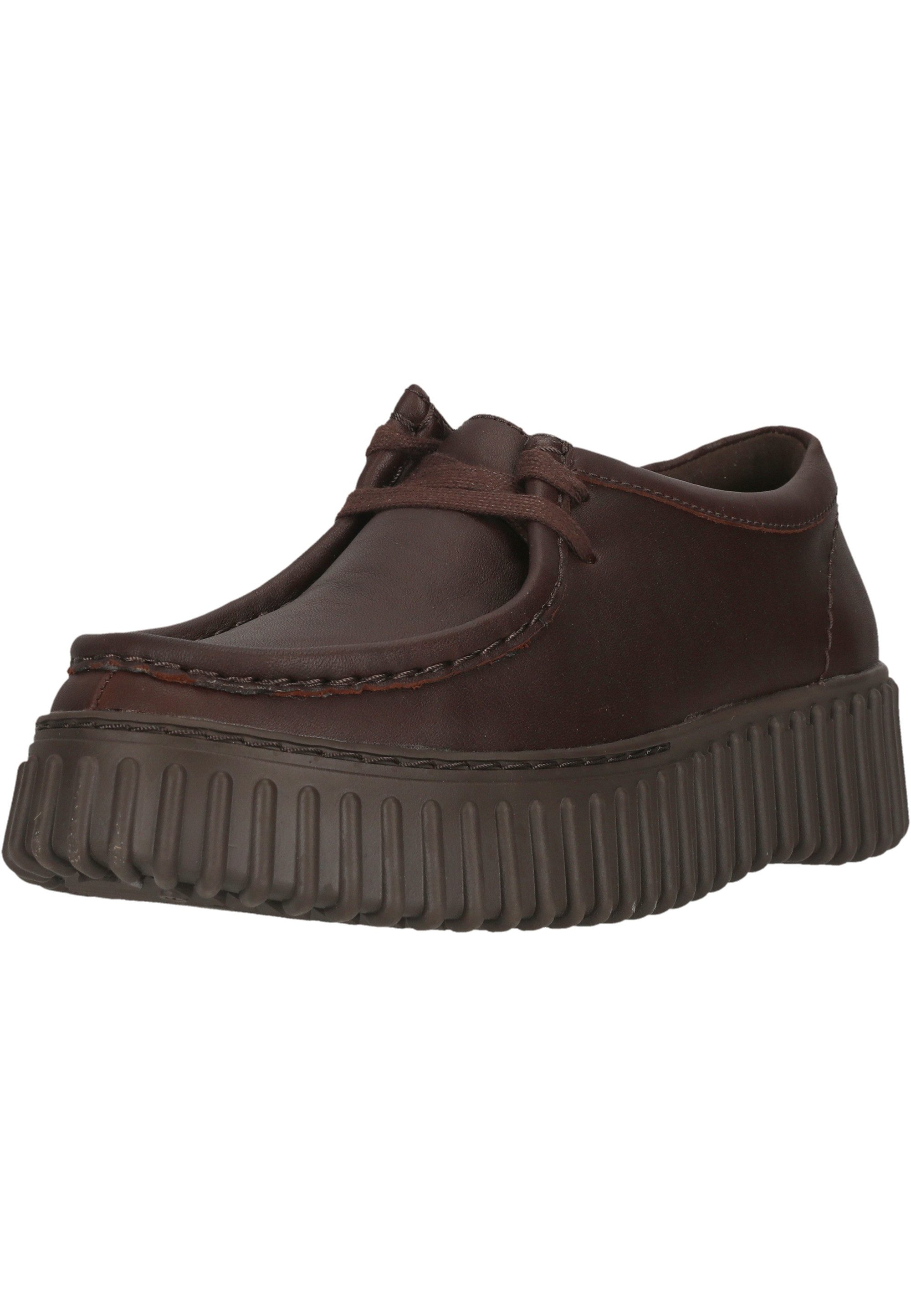 Clarks Torhill Bee Schnürschuh mit profilierter Laufsohle