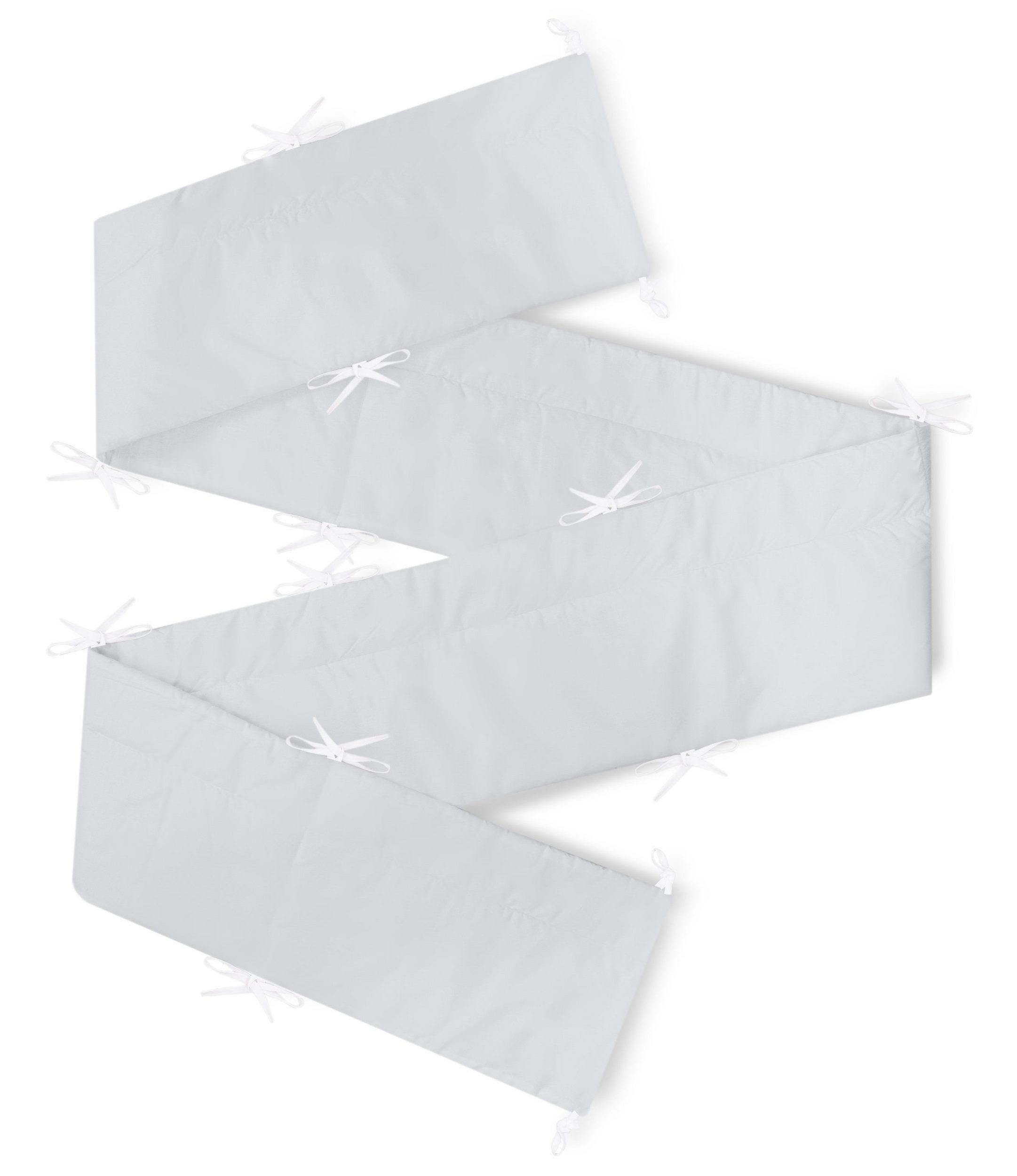 Amilian Bettnestchen Bettumrandung 360x30 cm für Babybett 120 x 60 cm geeignet (rundherum), (Nestchen, Kantenschutz), Umrandungen