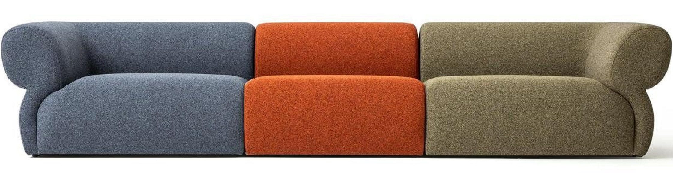Xlmoebel Big-Sofa Modernes Polstersofa in elegantem Design für gemütliche Abende, Hergestellt in Europa