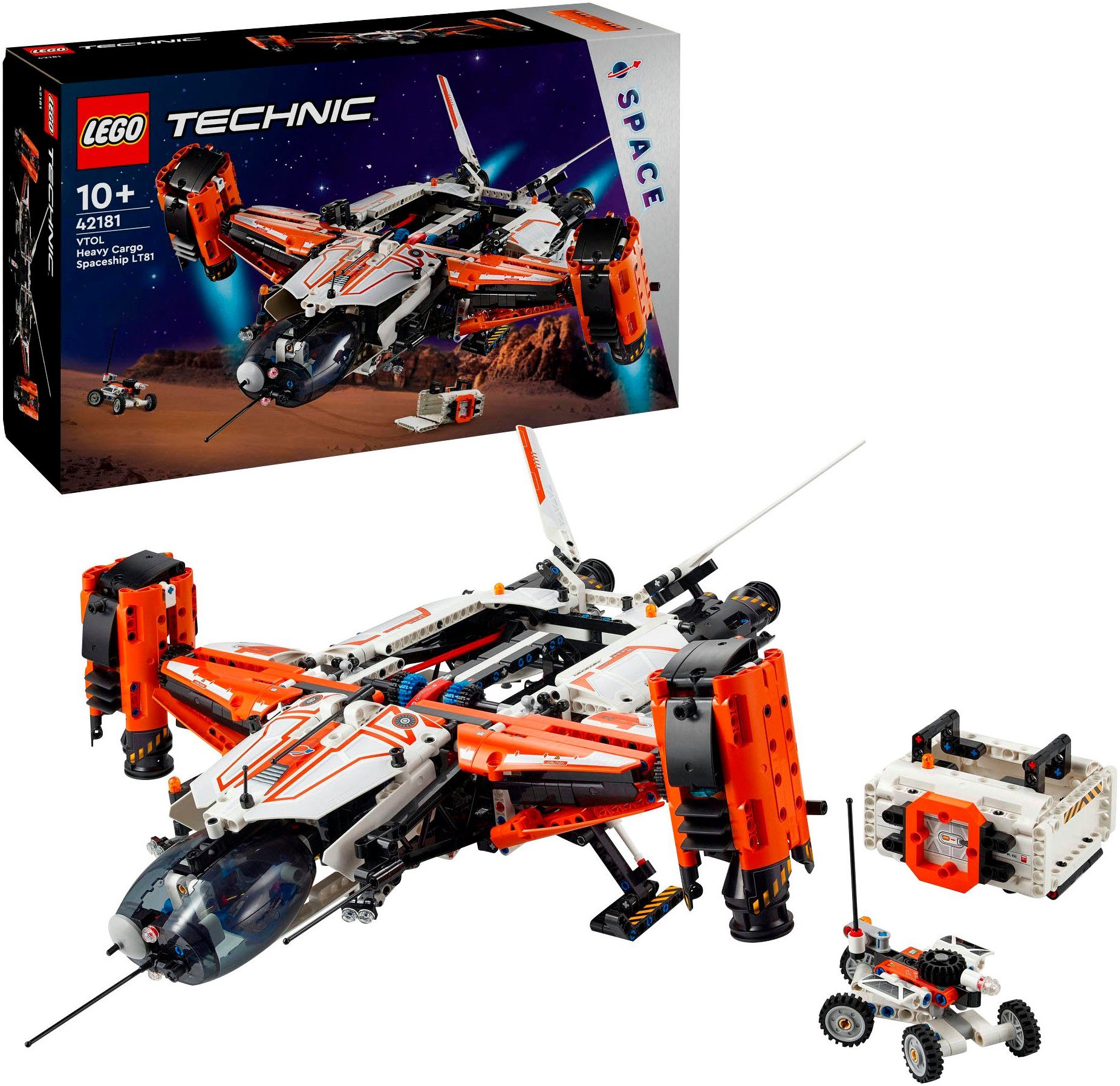 VTOL Schwerlastraumfrachter LT81 (42181), LEGO® Technic Konstruktionsspielsteine