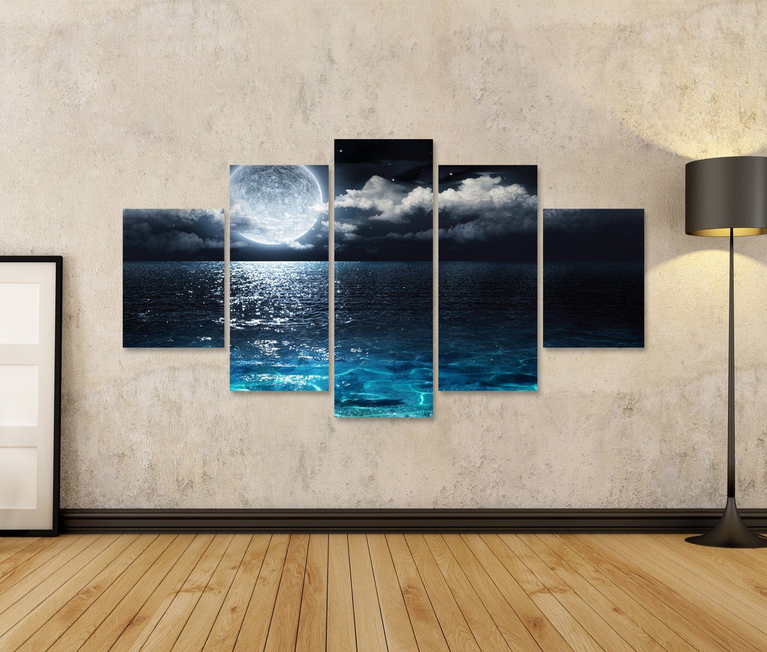 islandburner Leinwandbild Bild auf Leinwand Romantischen Und Malerischen Pa günstig online kaufen