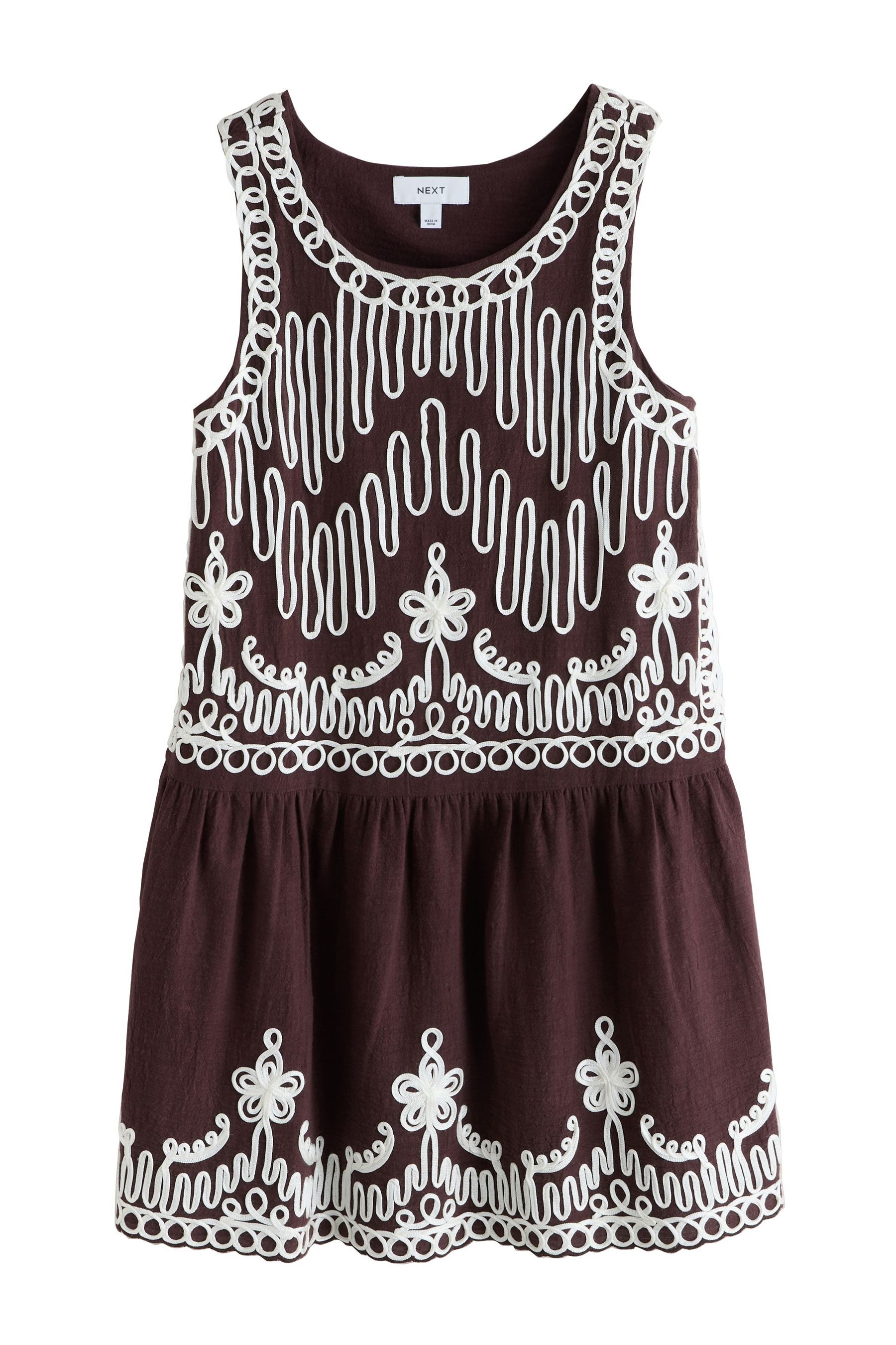 Next Strandkleid Besticktes Minikleid (1-tlg)