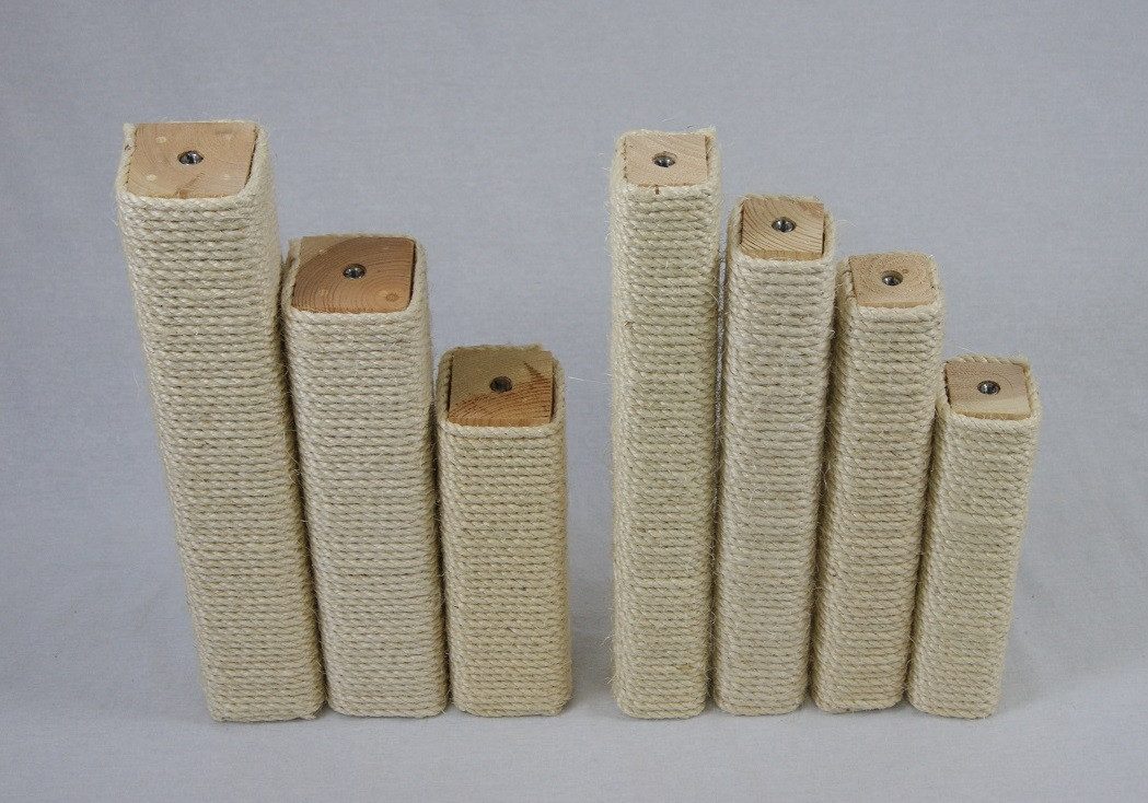 animal-design Ersatz-Kratzbaumstamm Vollholz Sisal Ersatzholm Ersatzstamm für Kratzbäume und Katzenbäume