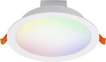 Ledvance LED-Leuchtmittel LEDVANCE Spot LED 17cm Einbaudecken Spotlight Recess 12w RGB, Decke, ‎Rgbw-farben Änderbar, ‎Energieeffizient, Dimmbar