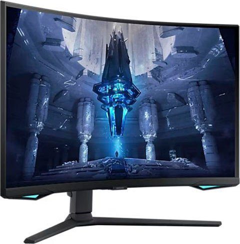 Samsung Odyssey Ultra Hz, HD, 165 px, x Reaktionszeit, G7 4K 1 ms Neo ", 2160 cm/32 (G/G) Curved-Gaming-LED-Monitor (81 1ms S32BG750NP 3840