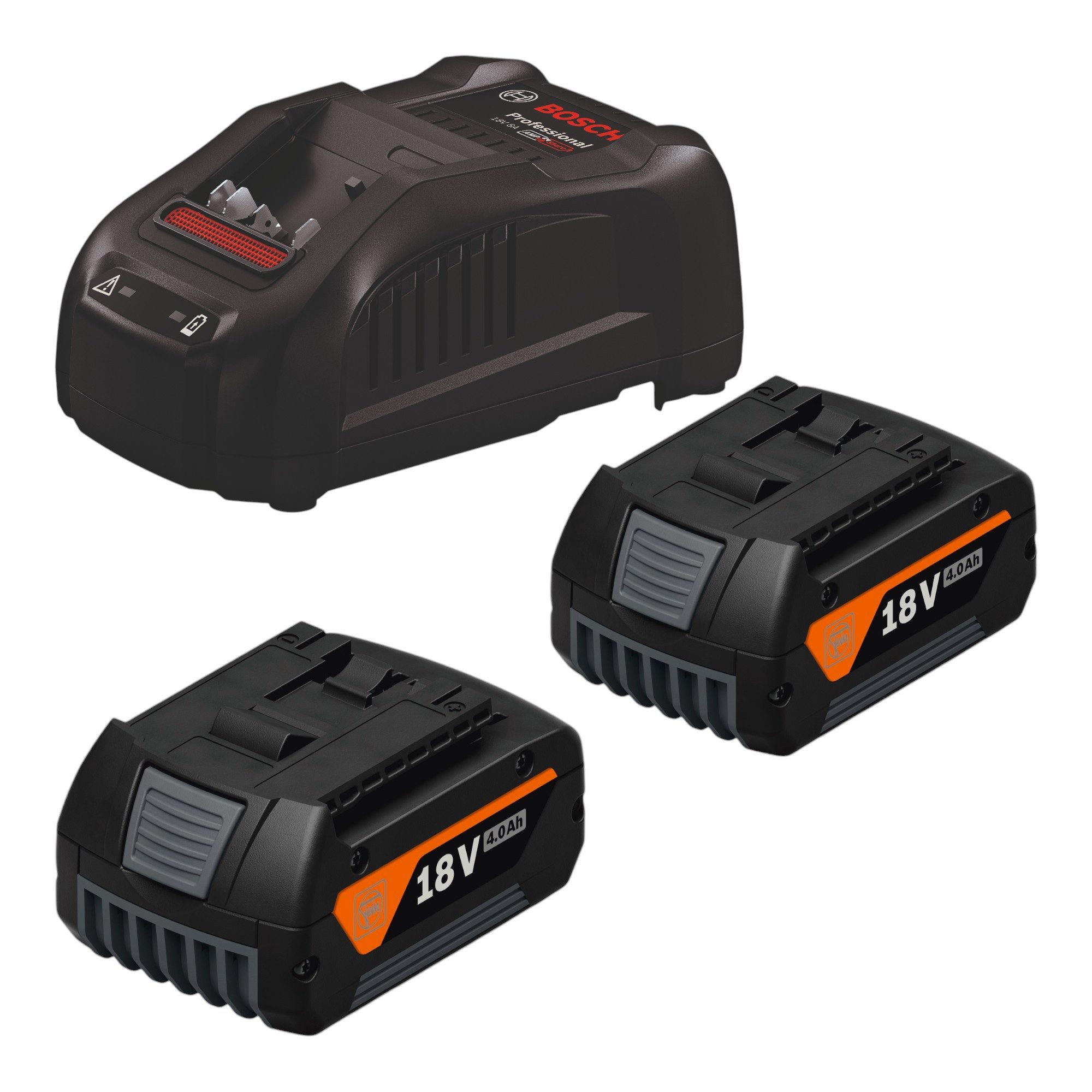 Fein Starter Set 2x GBA 18 V 4.0 Ah AS + GAL 1880 CV AMPShare Akkupacks