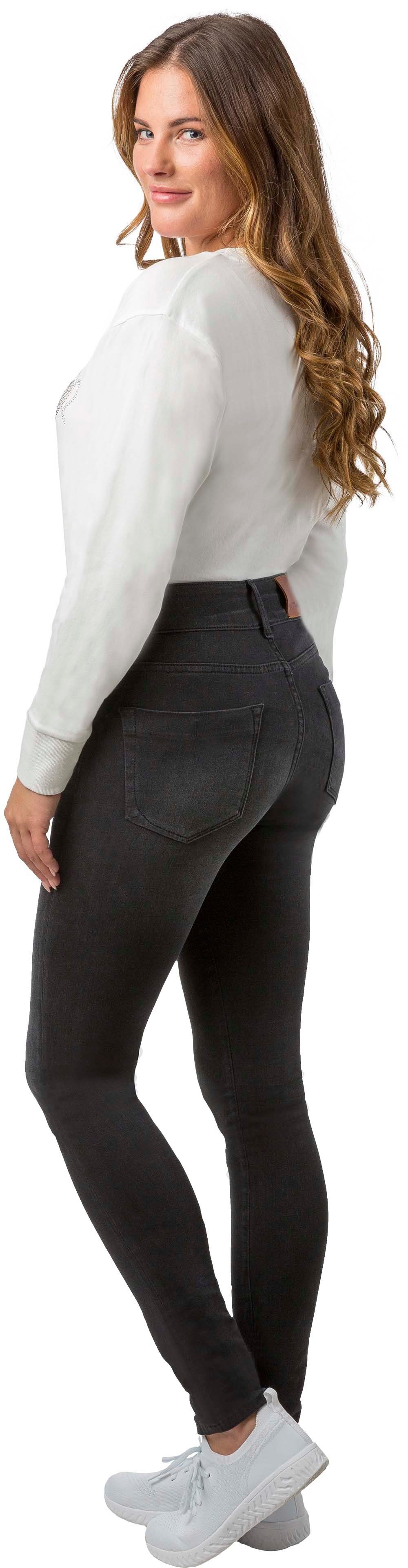 Stretch-Jeans 5-Pockets Milano Style washed black Gio-Elisa Gio