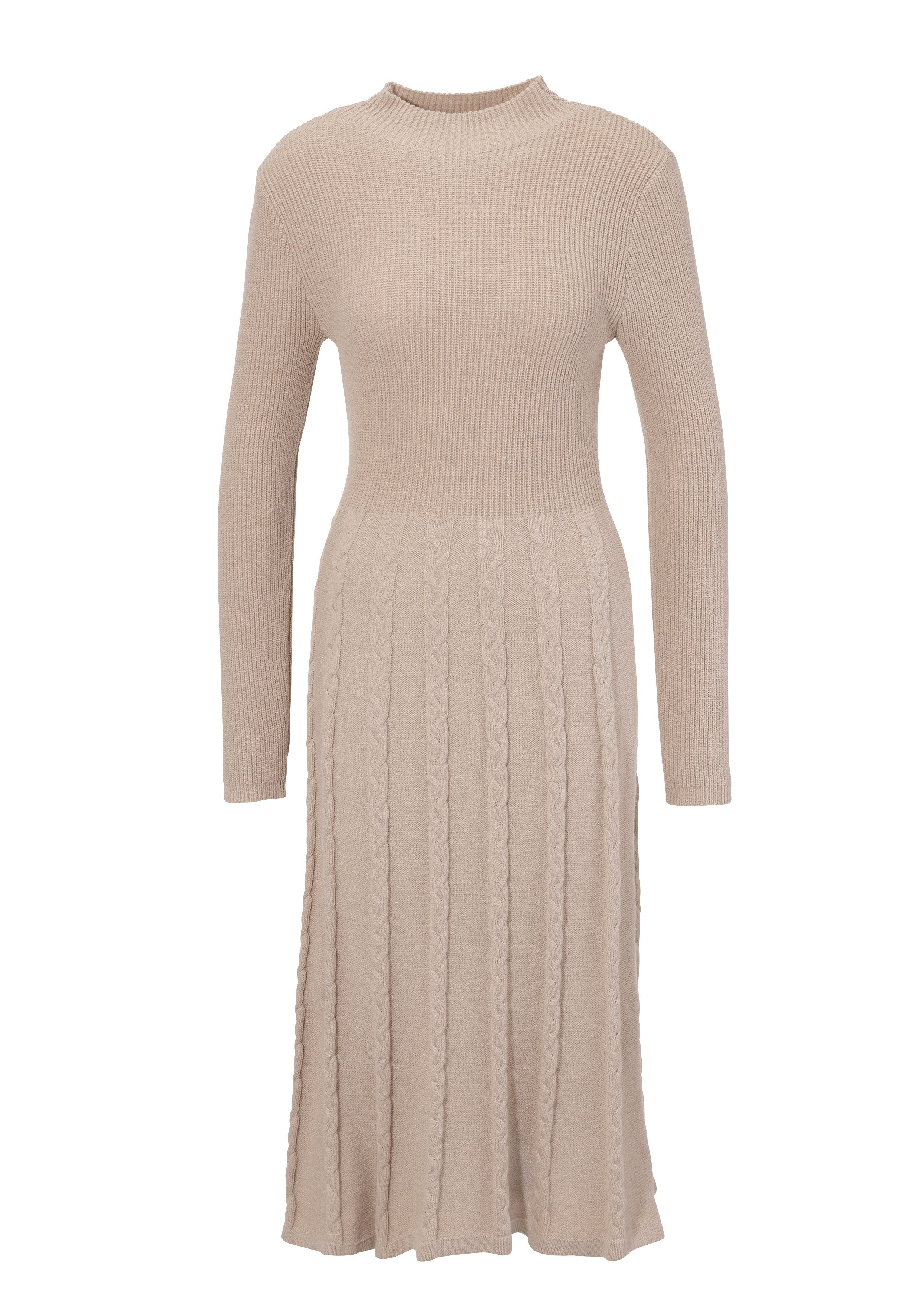 ANISTON SELECTED Strickkleid mit Zopfstrickmuster - NEUE KOLLEKTION mehr
