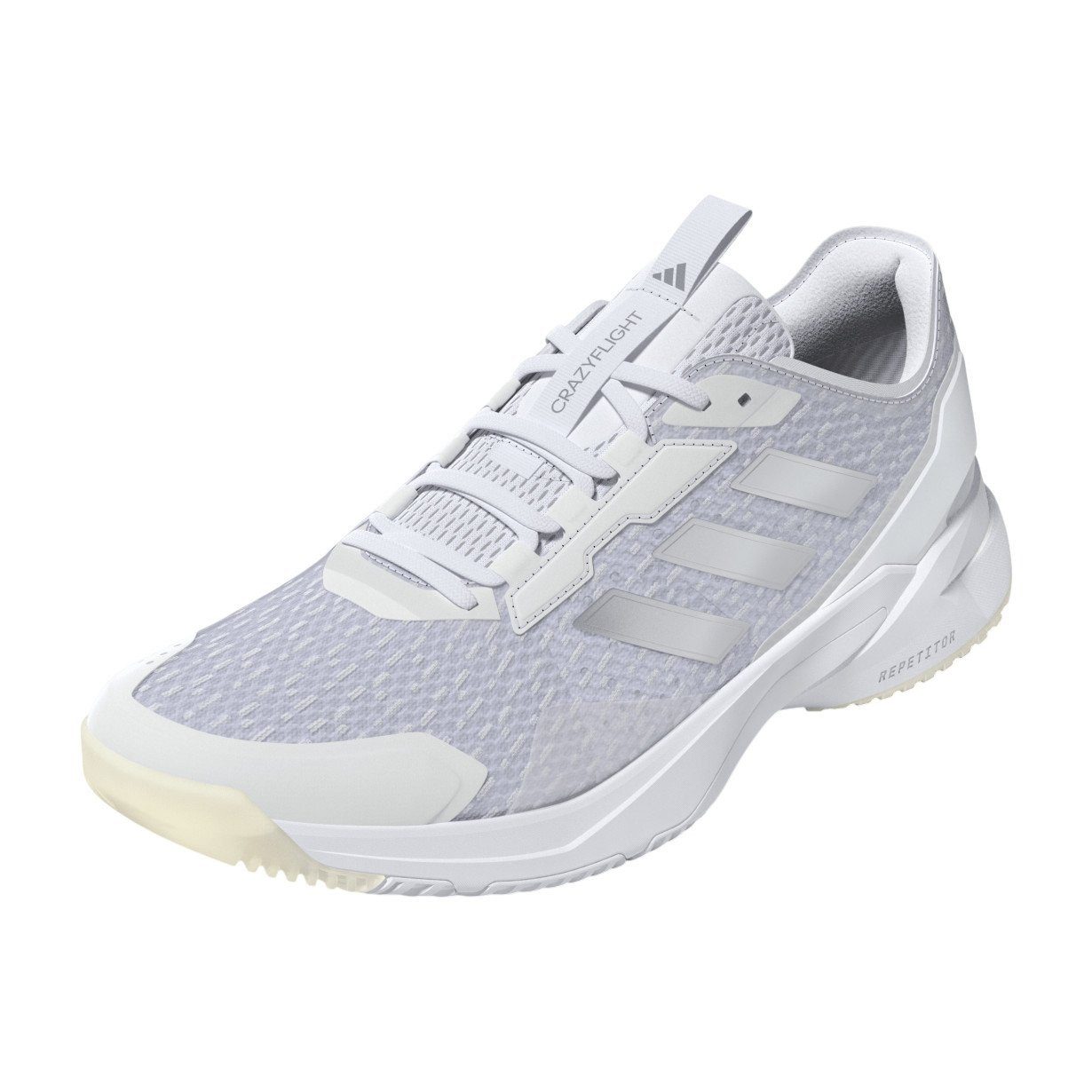 adidas Performance Hallen-Indoorschuhe CrazyFlight 6 weiss/silber Damen Badmintonschuh