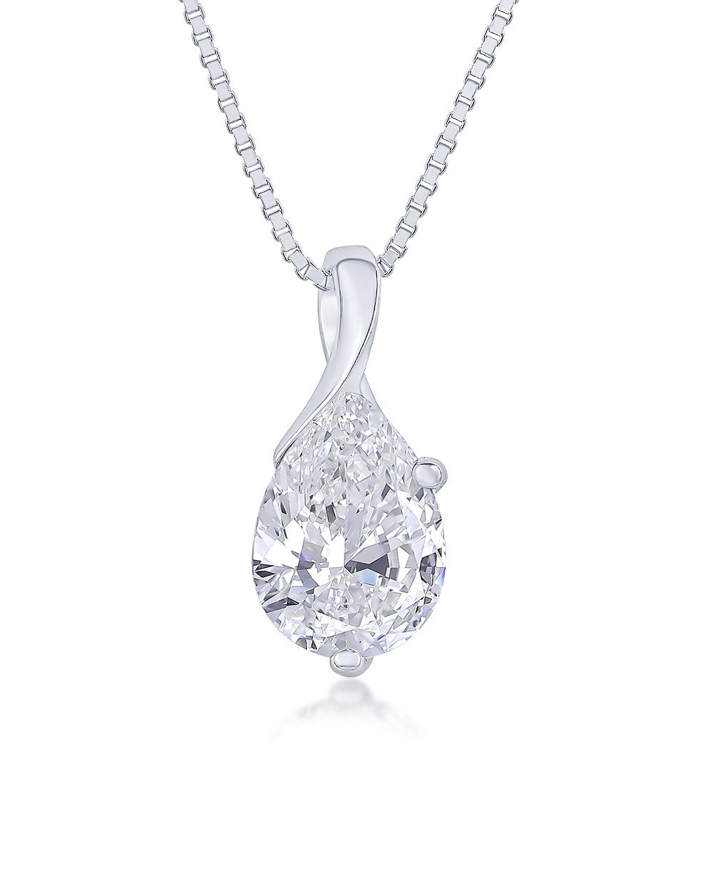 DANIEL CLIFFORD Kette mit Anhänger 'Violette' Damen Halskette Silber 925 Kr günstig online kaufen