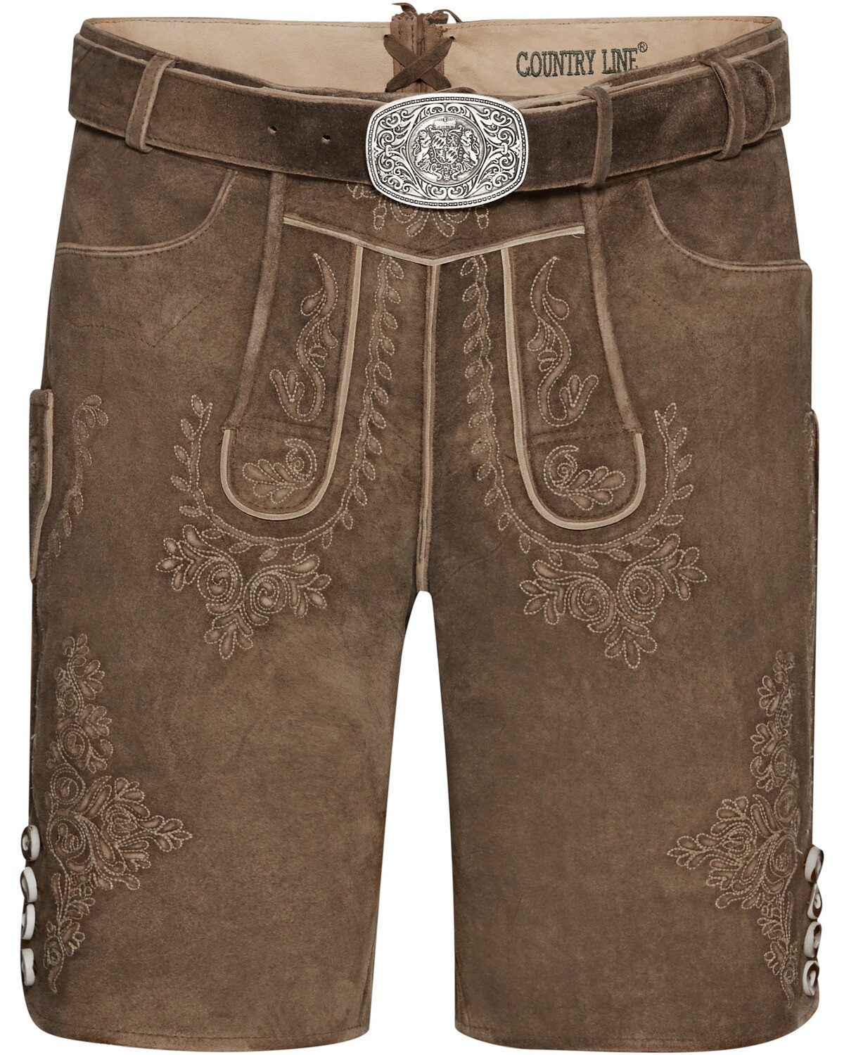 Country Line Trachtenlederhose Kurze Lederhose