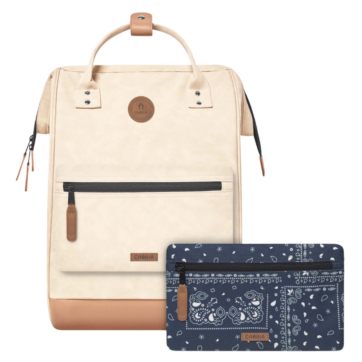 CABAIA Rucksack Andenne (kein Set), recycelten Materialien