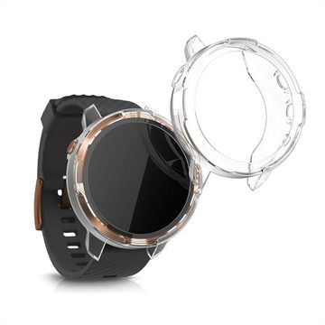 kwmobile Smartwatch-Hülle 2x Schutzhülle für Suunto 7 Smartwatch, Fitness Tracker Gehäuse Hülle klar