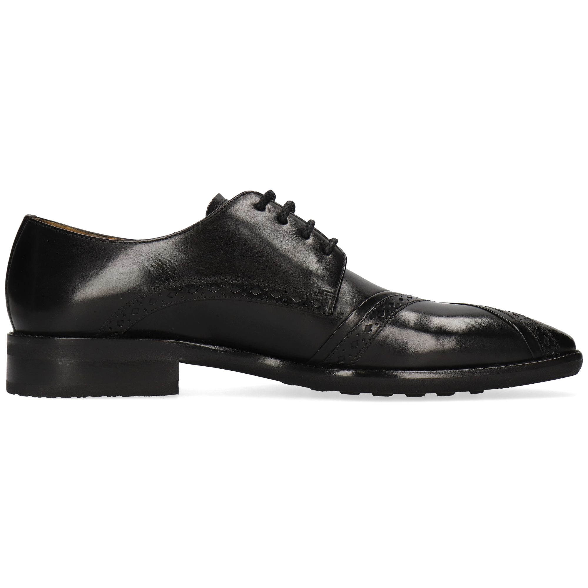 Melvin & Hamilton Elvis 94 Leder-Derby Schuhe für Herren Schnürschuh Flache Absätze, Echtes Leder, Vegetabile Gerbung