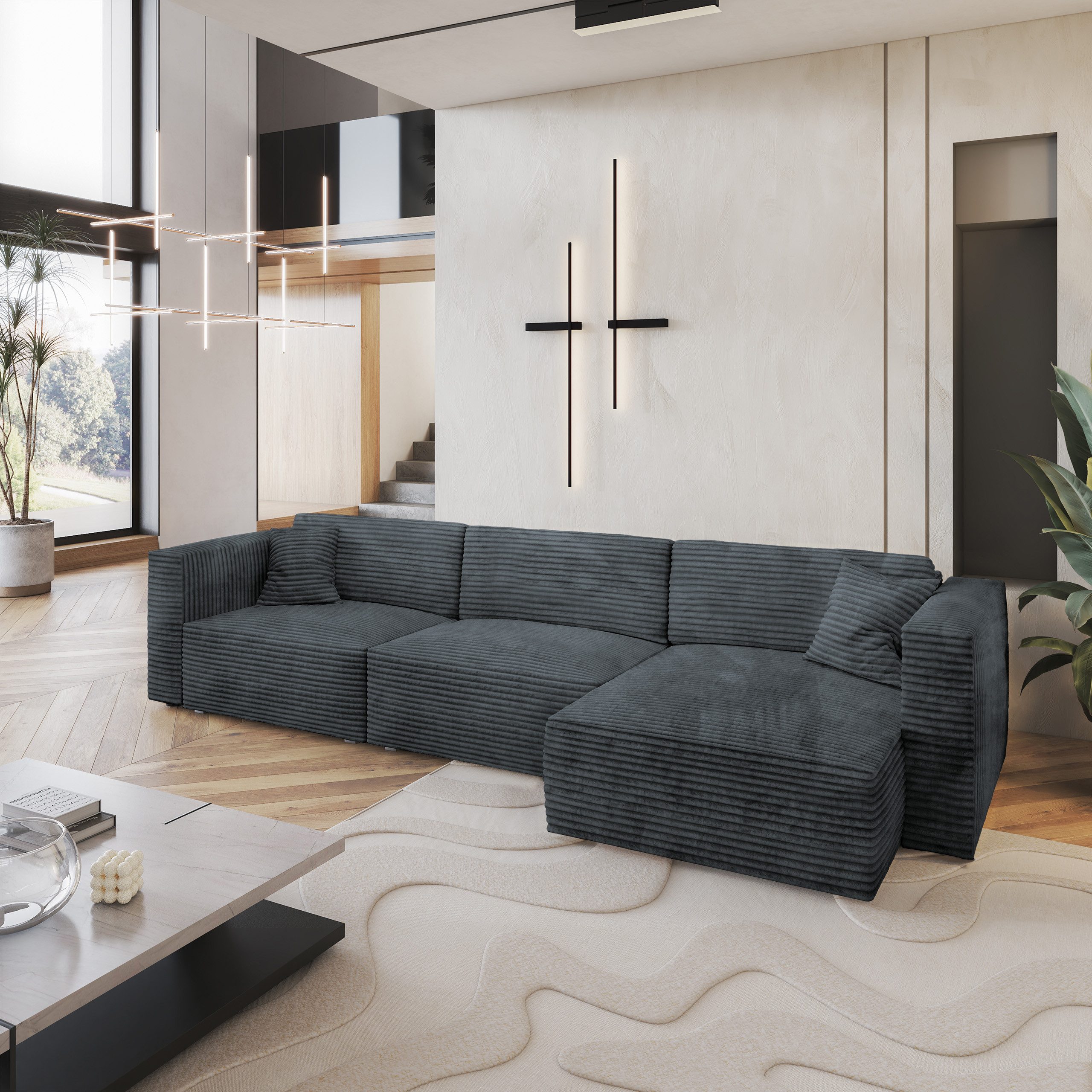 Masseno Ecksofa TOLMO mit Schlaffunktion L-Form, günstig online kaufen