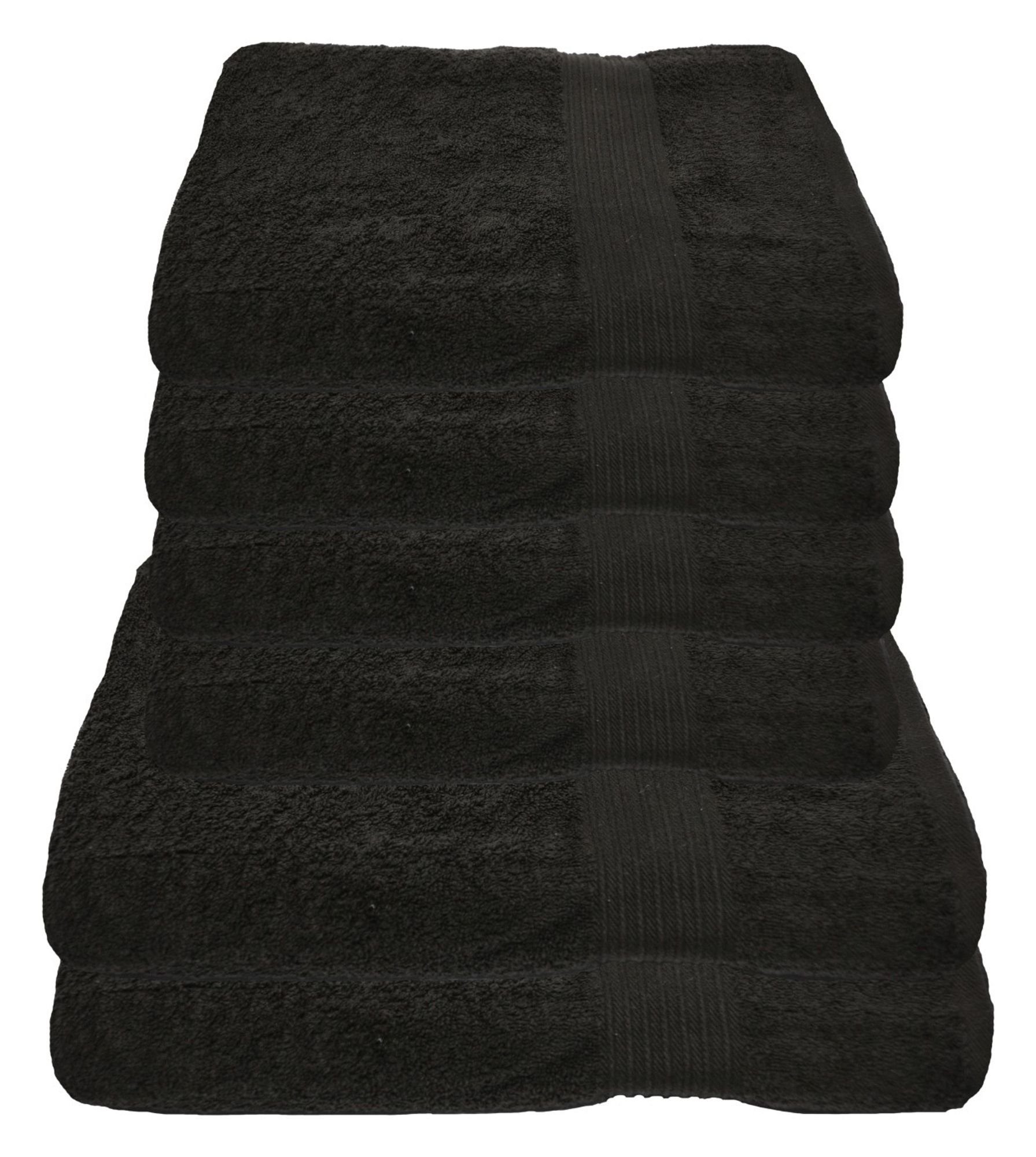 Julie Julsen Handtücher 6-Handtücher-Schwarz, Baumwolle (6-St) günstig online kaufen