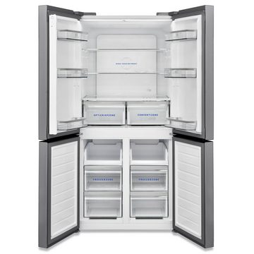 Daewoo Multi Door CMM0620DPRA0-EU, 179 cm hoch, 84 cm breit, LED-Display, Twist-Ice-Maker, LED-Innenbeleuchtung, AdvancedNoFrost