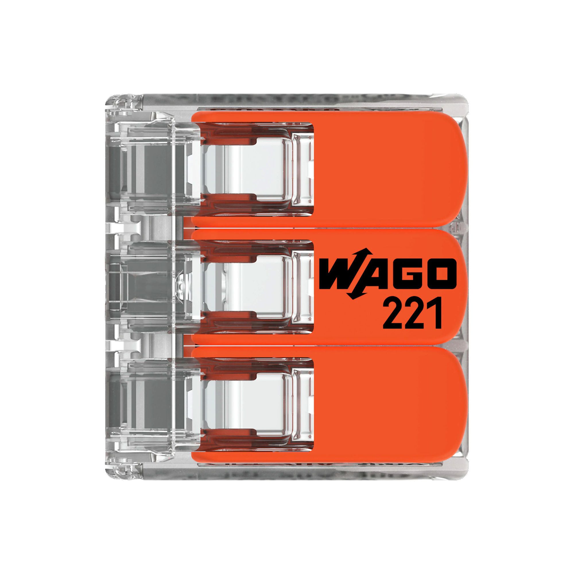 tecuro Klemmen 10x COMPACT-Verbindungsklemme 221-41x - für alle Kabel bis 4 mm²