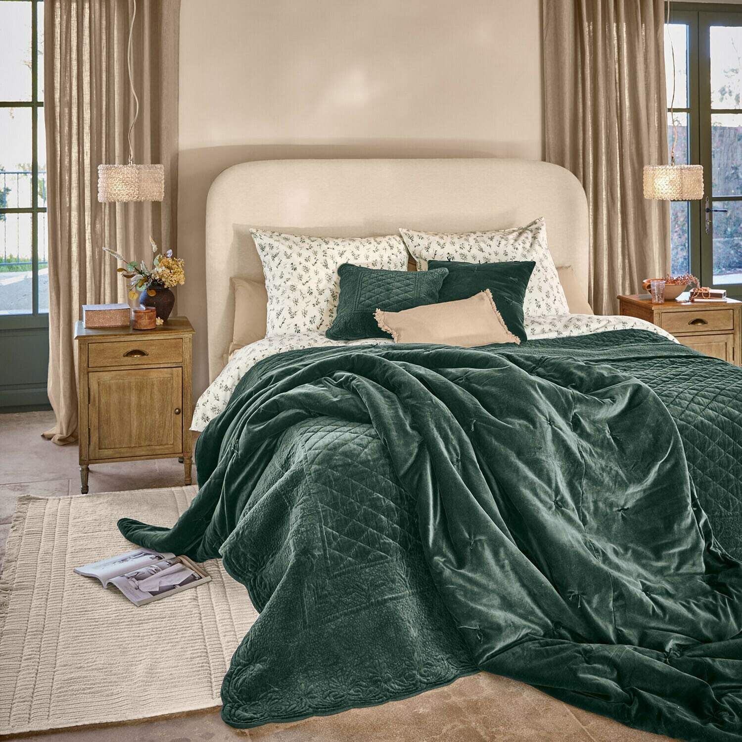Mirabeau Bett Bett Belorine leinen