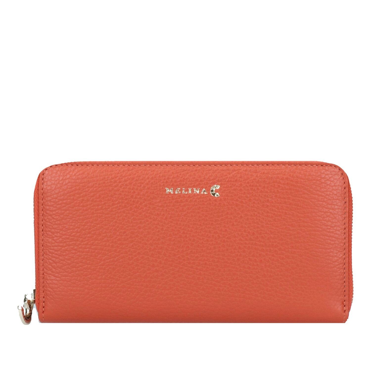 Echtleder Melina C Melina C Träger Tasche Umhängetasche Verstellbare Schulter Geldbörse, orange