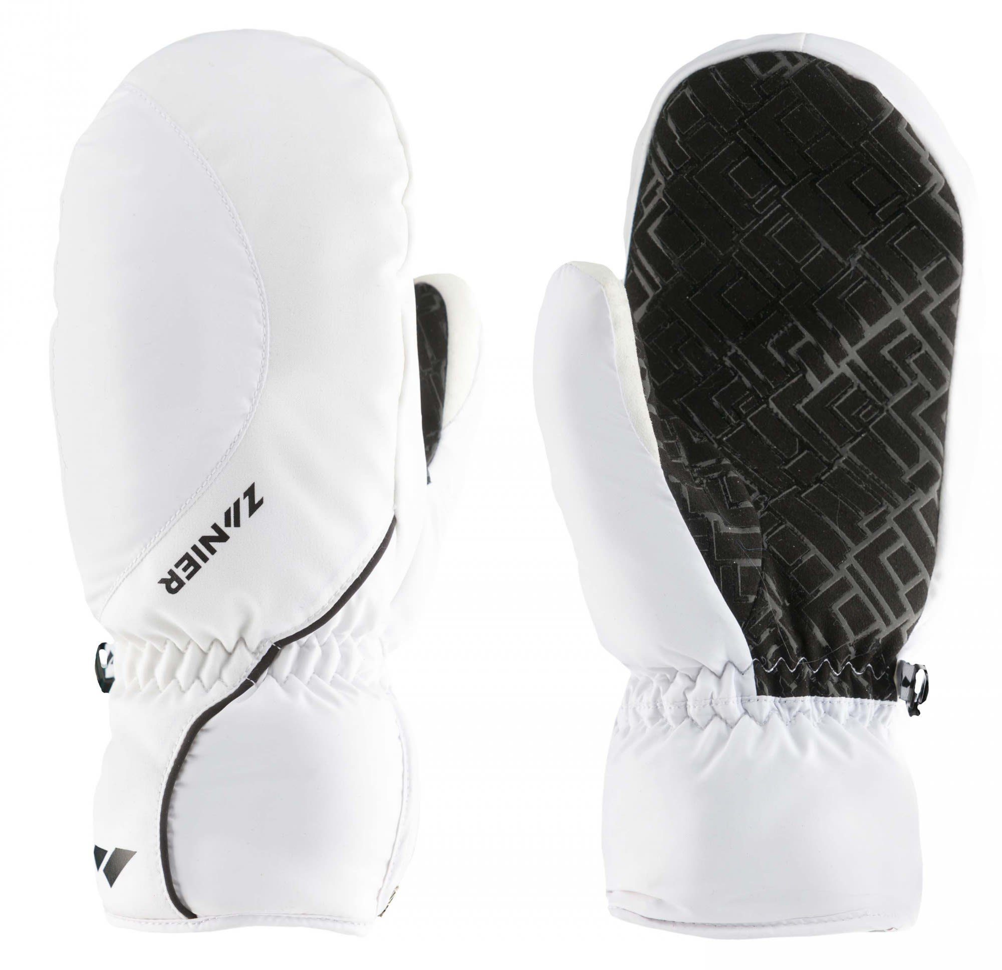 Zanier Fleecehandschuhe Zanier W Seefeld Mitten Damen Accessoires White - Black