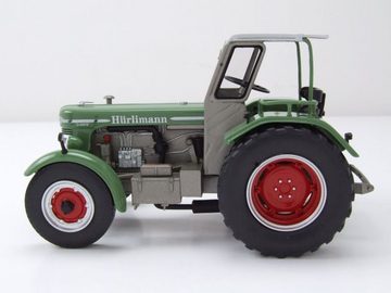 Schuco Modelltraktor Hürlimann D 200 S Traktor mit Kabine grün Modellauto 1:32 Schuco, Maßstab 1:32
