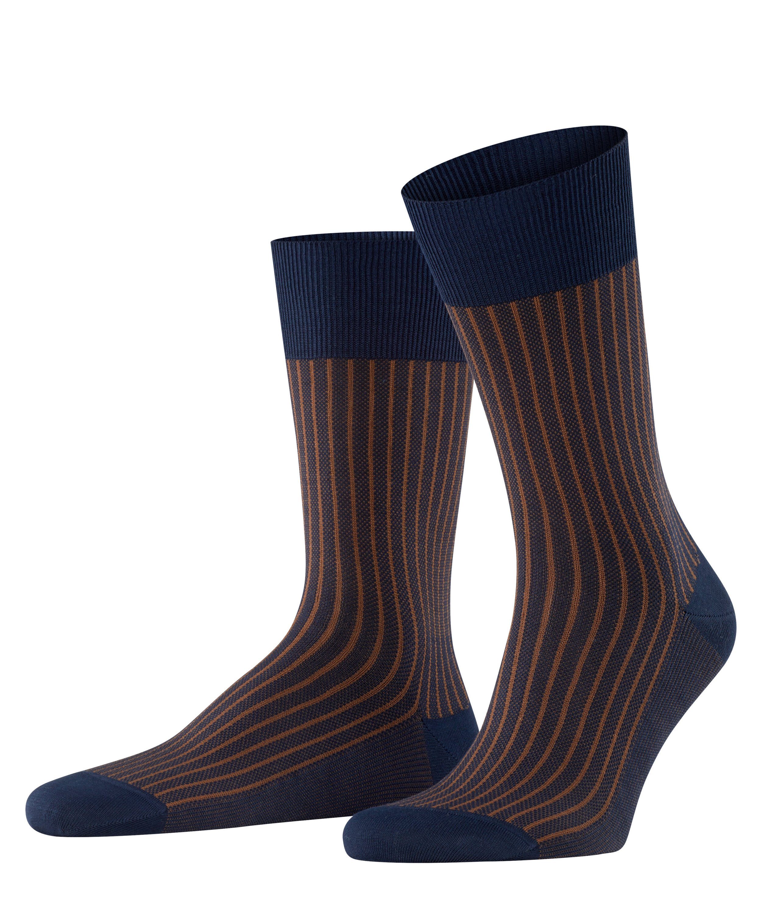 FALKE Socken Oxford Stripe (1-Paar) plum (6130)