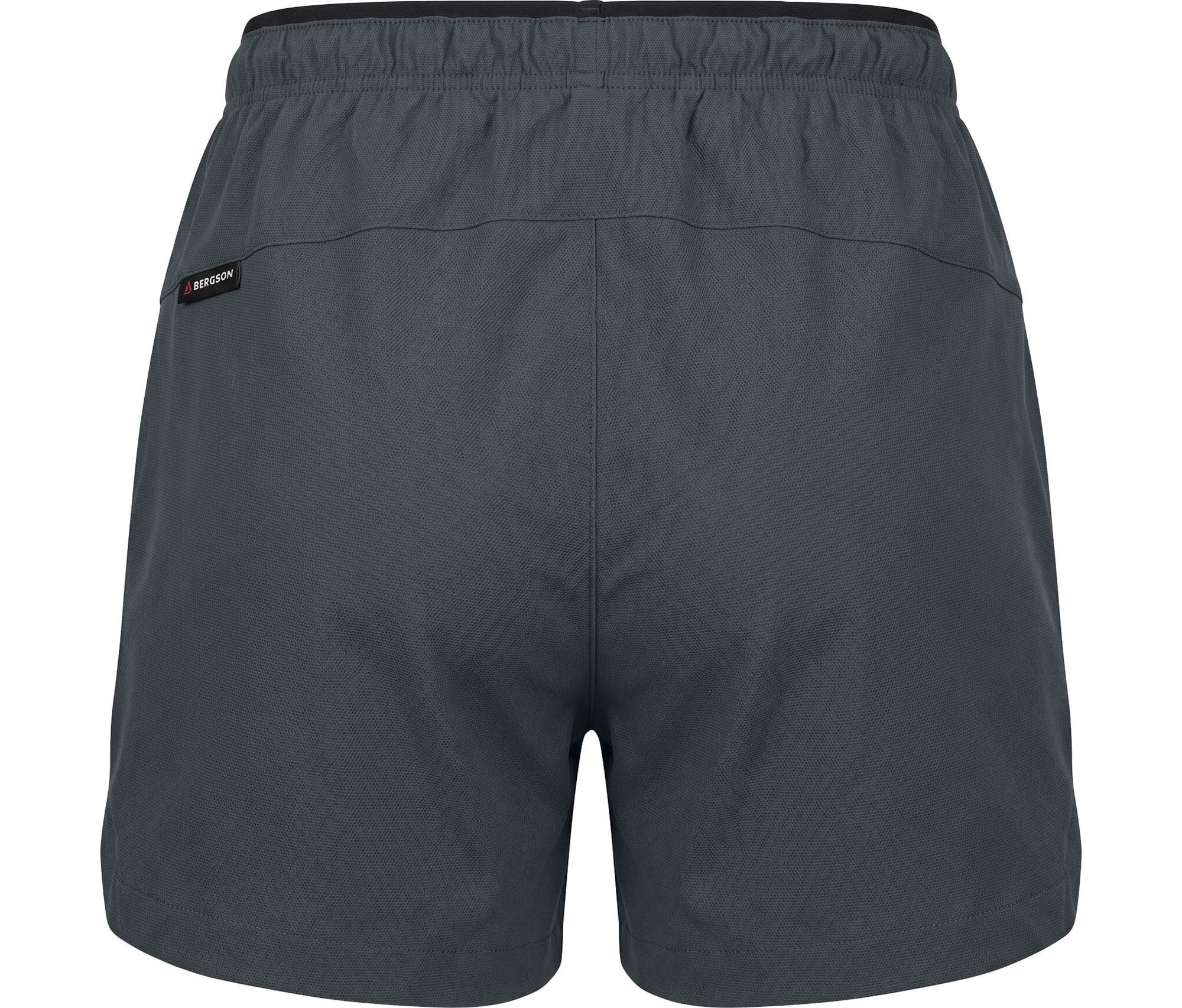 Bergson Outdoorhose BILLUND Shorts Damen Freizeitshorts, leicht, lässig, Normalgrößen, grau