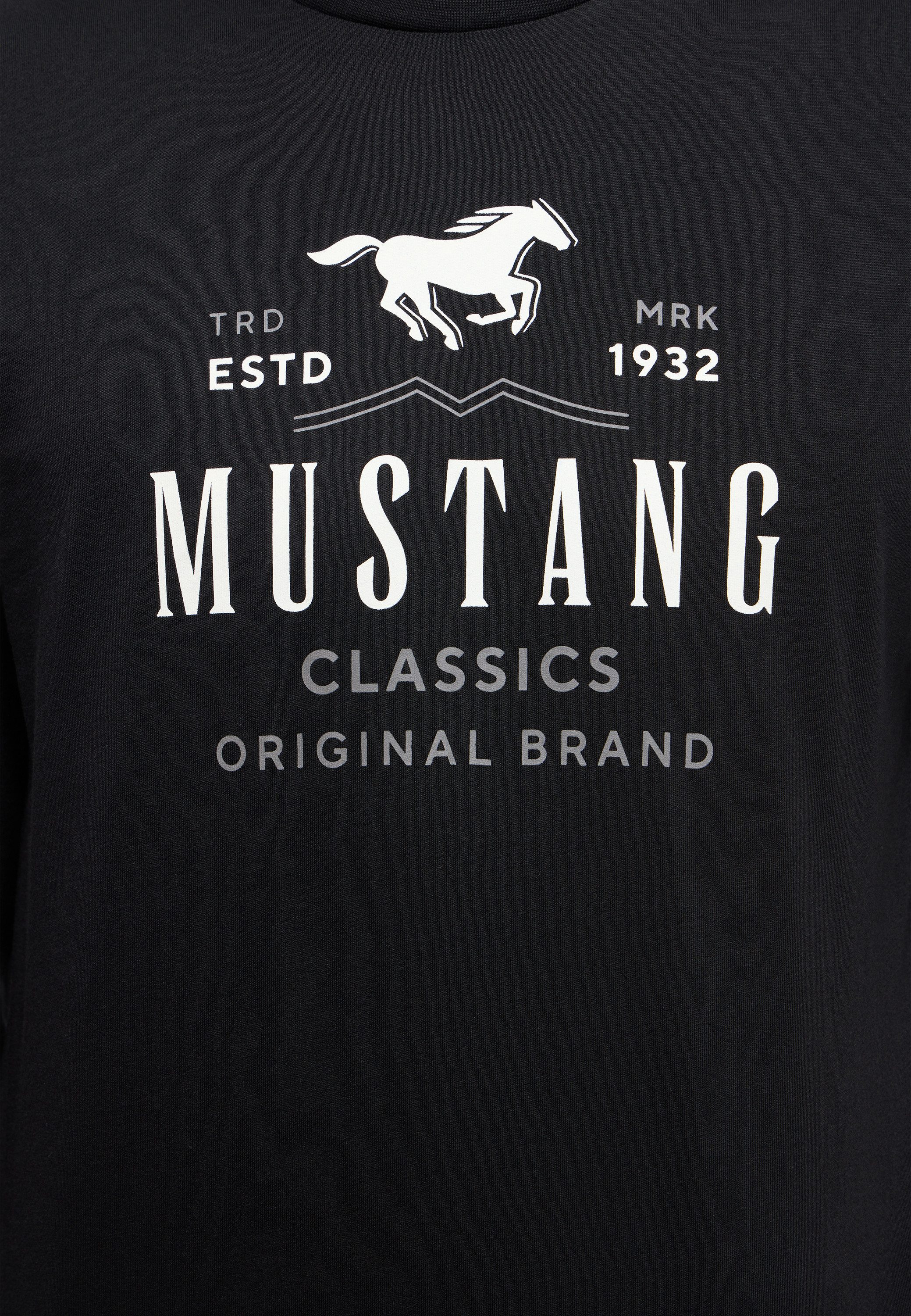 MUSTANG Langarmshirt Herren Langarmshirt günstig online kaufen