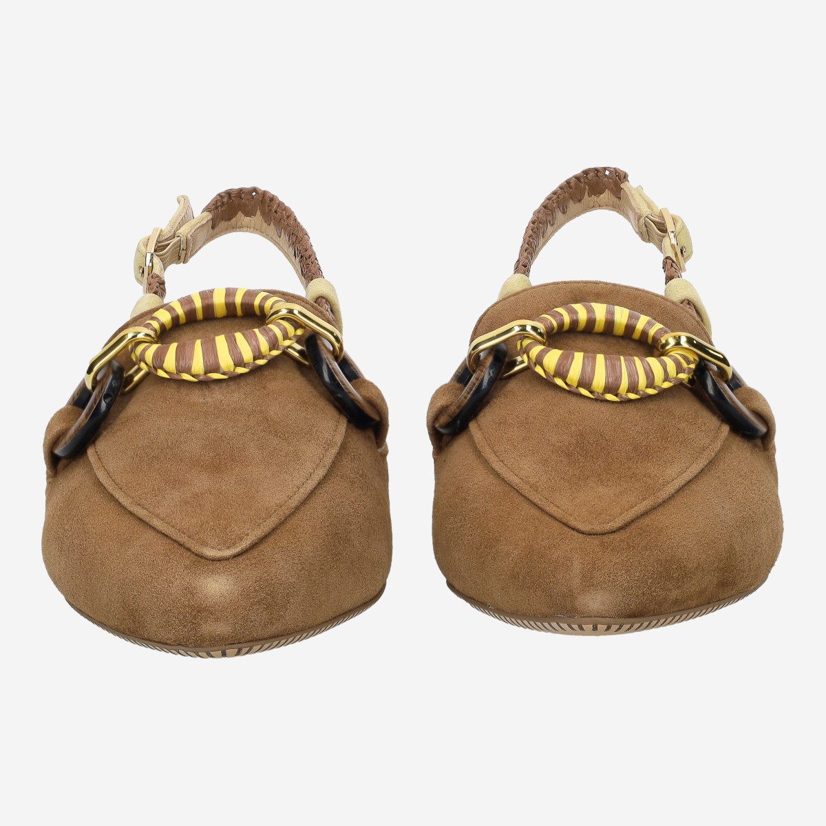 Maripé Maripé MA161 V.2, Peeptoes & Slingpumps, Braun, Damen Peeptoepumps