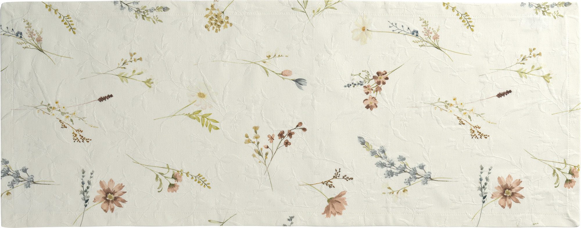 sander table + home Mitteldecke Tischläufer "Flam", bügelfrei Blumen