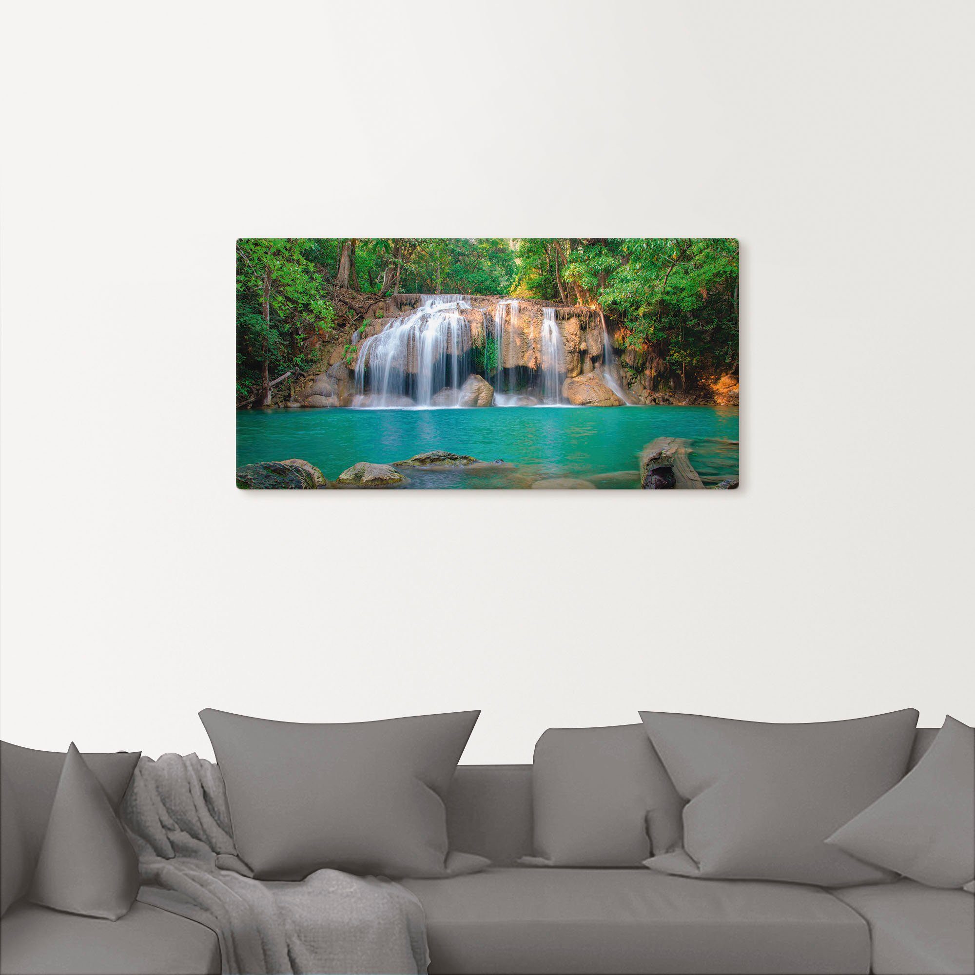 Wandaufkleber Artland Größen in Poster im St), versch. Park, Wald National Wandbild Leinwandbild, als oder Wasserfall Gewässer (1