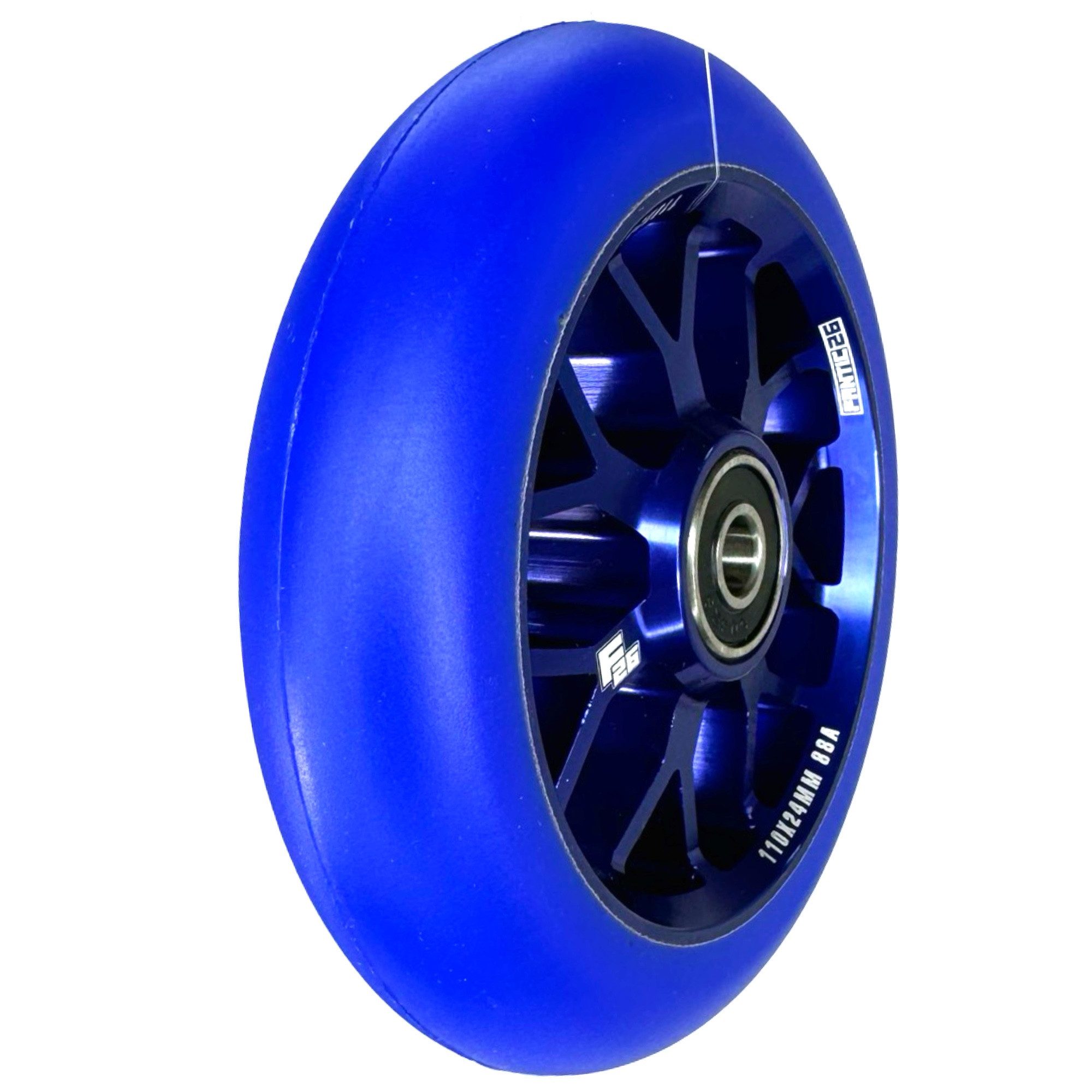 Fantic26 Stuntscooter Fantic26 Spy7 Stunt-Scooter Rolle 110mm Abec11 Blau /Pu Blau